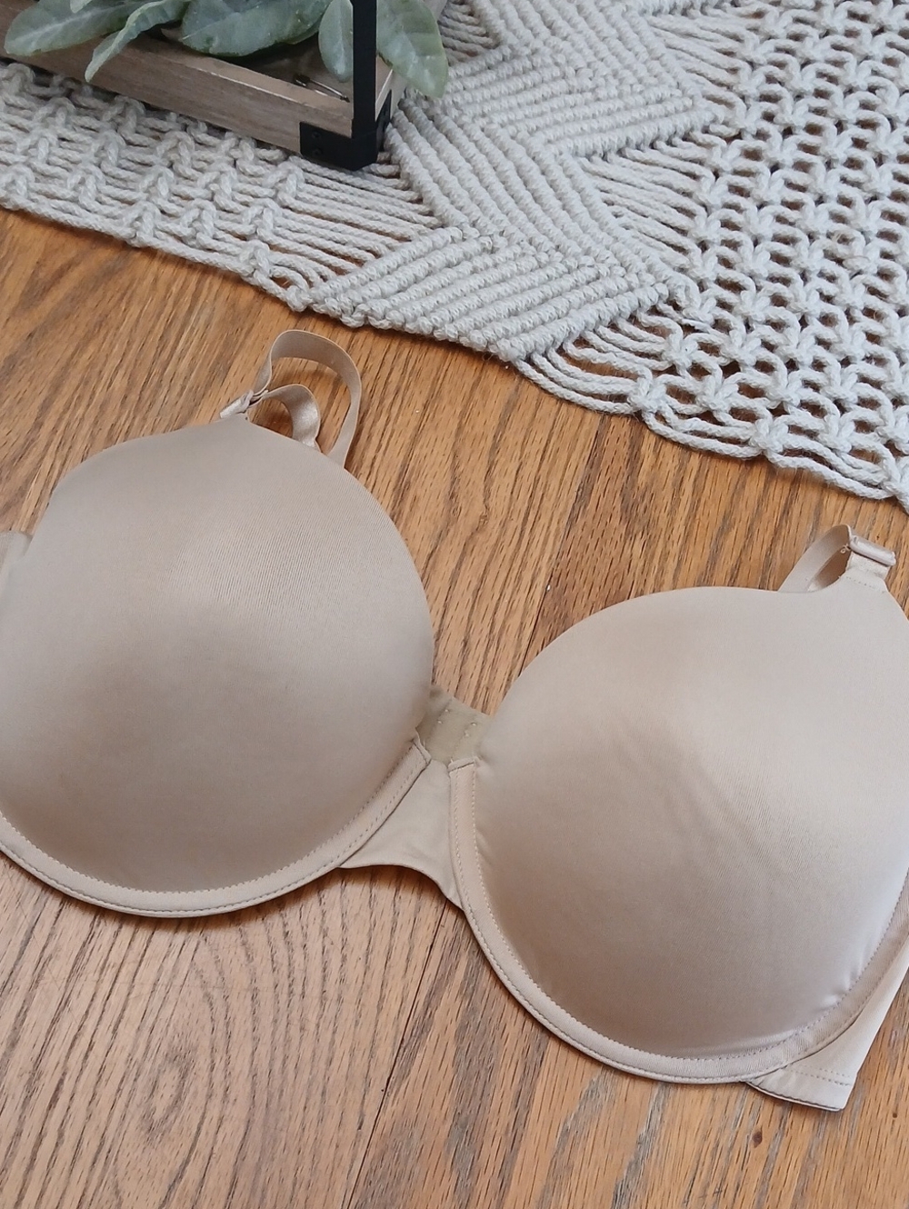 Fruit of the Loom Beige Smooth T-Shirt Bra